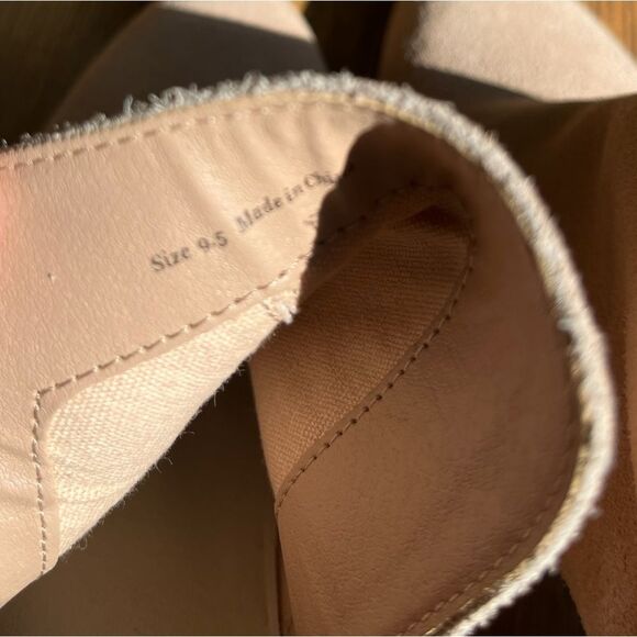 New dolce vita dv8 tan beige heel ankle boots shai suede leather - Picture 6 of 9